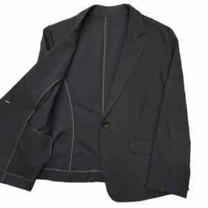 23区 スーツ セットアップ ジャケット パンツ 大きいサイズ 48 17号 ブラック 0204 GY05