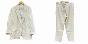 x marini&cecconi マリーニ & チェッコーニ 19SS セットアップ ジャケット パンツ 麻混 タグ付き イタリア製