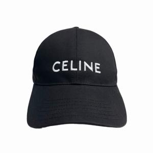 CELINE 2AUS9242N 22SS Baseball Cap In Cotton Black