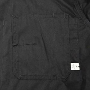 FACETASM バック刺繍 ショップコート スプリングコート ジャケット ベルテッド ブラック 5 L 0207