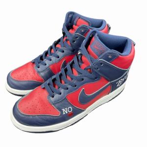 Supreme xNike SB 22SS DUNK HIGH OG QS By Any Means Red