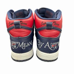 Supreme xNike SB 22SS DUNK HIGH OG QS By Any Means Red