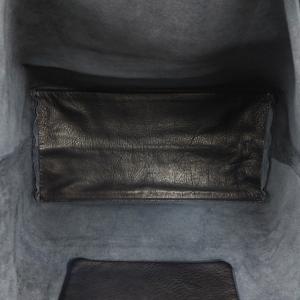 MARGARET HOWELL 美品 MHL シボレザー 船型トートバッグ ハンドバッグ 肩掛け A4収納 ブラック 0221