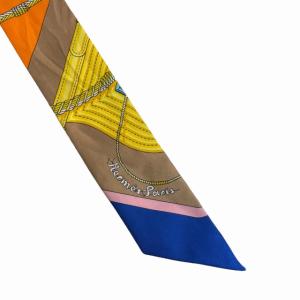 HERMES ツイリー スカーフ シルク100％ ベルト マルチカラー