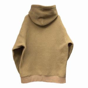 BEAMS 19FW ボア フリース プルオーバー パーカー 茶 ブラウン M IBO36 0309