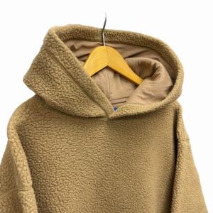 BEAMS 19FW ボア フリース プルオーバー パーカー 茶 ブラウン M IBO36 0309