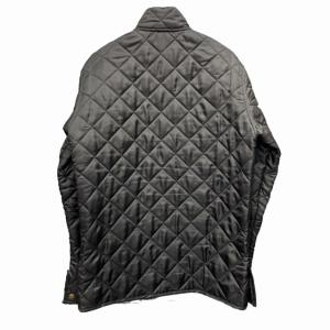Belstaff キルティング ジャケット 中綿ジャケット ハイネック ロゴ 黒 ブラック 42 IBO36 0309