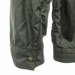 EDIFICE 美品 ナイロン ジャケット ダブルジップ ウインドブレーカー 黒 46 0309 IBO36