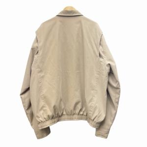 POLO RALPH LAUREN スウィングトップ ブルゾン 裏地チェック ワンポイント ベージュ L tRRR 0313