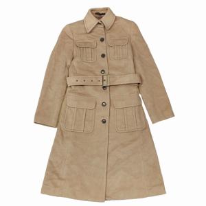 Theory カシゴラ ベルテッドロングコート ジャケット カシミヤ アンゴラ 2 キャメル 0315 eco