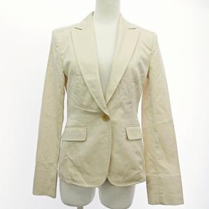 23区 美品 セットアップ パンツ スーツ シャドーストライプ ストレッチ コットン ベージュ 38 0314 eco