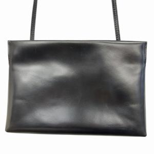 Salvatore Ferragamo D 210588 ヴァラ レザー ショルダーバッグ クロスボディ 斜め掛け ブラック 0401