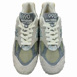 New Balance 22SS M990TD2 990 V2 USA製 スニーカー ABZORB 27cm グレー