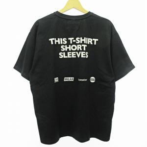 doublet 17AW WISM別注 VACA TEE Tシャツ カットソー 半袖 ロゴ プリント ギター風 黒 約L 0618