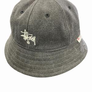 STUSSY Thinsulate Canvas Bell Hat  ボールハット バケットハット バケハ キャンバス 帽子 灰 グレー