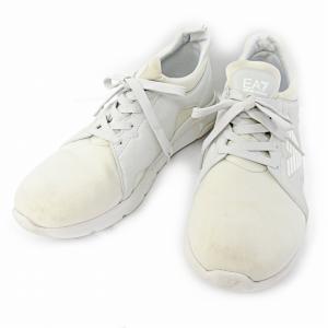 EMPORIO ARMANI EA7 スニーカー ロゴ グレー 8.5 27cm 0722 GY17