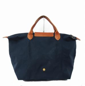 Longchamp ル・プリアージュ トートバッグ 鞄 カバン 紺 ネイビー 0816