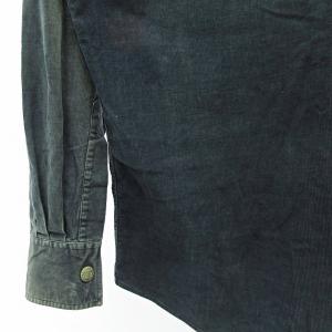 HERMES コーデュロイ シャツ セリエボタン 41 ブルー