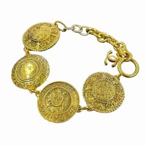 ココマーク ブレスレット コンチョモチーフ プレート GP ゴールド 金 0806