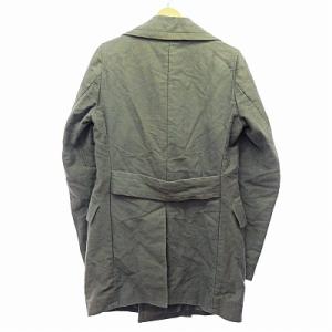 Rick Owens ダブル チェスターコート ジャケット コットン グレー S 0808 GY06