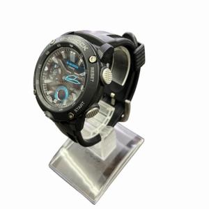 CASIO G-SHOCK GA-2000-1A2JF 腕時計 カーボンコアガード デジアナ 黒 ブラック 青 ブルー 0810