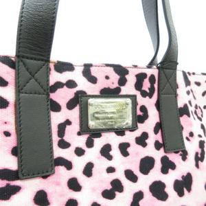 DOLCE&GABBANA トートバッグ キャンバス レオパード ヒョウ柄 ピンク 0818