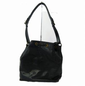 LOUIS VUITTON 874A2 エピ プチノエ 皮革 ショルダーバッグ 黒 ノワールブラック 0912