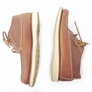 RED WING 9142 ワバシャブーツ レザーシューズ モカシン 革靴 レースアップ Uチップ ブラウン 8.5 27.5cm 0925