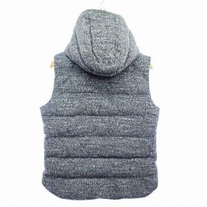 TATRAS MTA7ES4299 ウール フーデット ダウンベスト ダウンジャケット 3 グレー