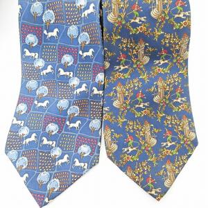 Salvatore Ferragamo バーバリーズ ゼニア ネクタイ レギュラータイ 7本 7点 まとめ ビジネス 1023