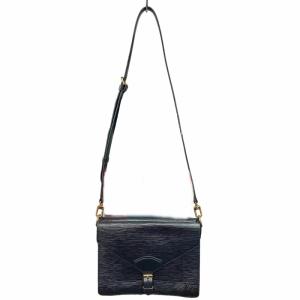 LOUIS VUITTON M52322 ビファス エピ 2WAY ハンドバッグ ゴールド金具 ノワール 1027 AA