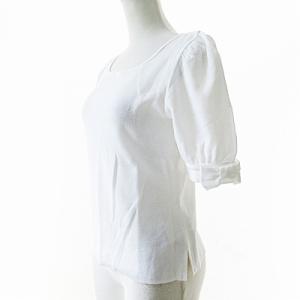M'S GRACY 美品 カットソー 半袖 リボン 白 40 1116