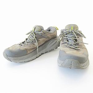 HOKA ONE ONE FE1220K ローカット スニーカー ベージュ グレー 8.5 26.5cm 1116