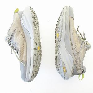 HOKA ONE ONE FE1220K ローカット スニーカー ベージュ グレー 8.5 26.5cm 1116