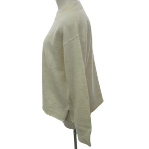 MHL. 21AW ウール FELTED ROUGH WOOL セーター ニット プルオーバー 長袖 ホワイト 白 2 約Mサイズ 595-1263505