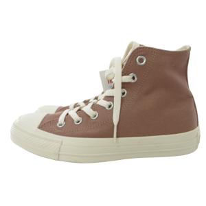 CONVERSE オールスター ALL STAR PLST ハートパッチハイカットスニーカー シューズ ライトブラウン US5 24?p 1217
