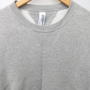 LOOPWHEELER ×ビームス BEAMS PLUS 別注 アスレチッククルーネックスウェット トレーナー グレー Sサイズ 1217