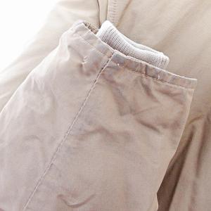 WOOLRICH 70s ヴィンテージ 白タグ アークティックパーカ ダウンジャケット ダウンコート フーディ ファー付き ベージュ 約L 0115