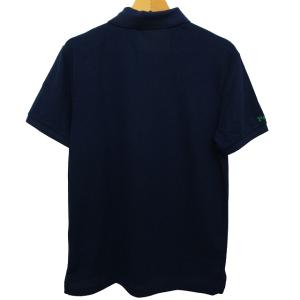 POLO RALPH LAUREN 近年モデル 美品 ポロシャツ 鹿の子 国内正規 半袖 ネイビー 紺 M 0127