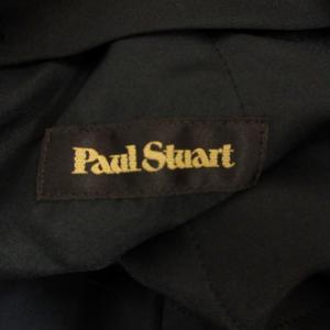 Paul Stuart 美品 近年モデル ウール パンツ スラックス チェック 52 約XL-XXL グレー 灰 0305