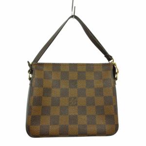 トゥルース メイクアップ ポーチ バッグ ダミエ キャンバス ブラウン N51982