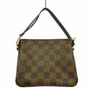 LOUIS VUITTON トゥルース メイクアップ ポーチ バッグ ダミエ キャンバス ブラウン N51982
