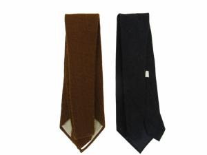 Christian Dior MONSIEUR ネクタイ 2本おまとめセット ワイドタイ 黒 ブラック 茶 ブラウン 0406