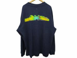 NIKE NOCTA ロングTシャツ FQ6556-451 カットソー ロゴ ドレイク ネイビー XXL