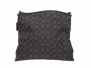 COACH シグネチャー ロゴ金具 ショルダーバッグ グレー  F29960 GY14