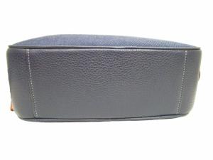 COACH 美品 Denim Jacquard デニム ショルダーバッグ クロスボディ 切替レザー ロゴ C8585 ストラップ 金金具