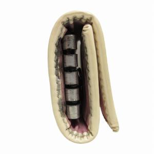 Dior トロッター 4連キーケース カード入れ 定期入れ ワンポイント ベージュ ピンク 0613