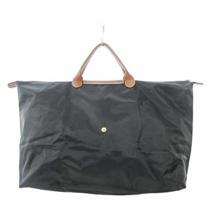 Longchamp ルプリアージュ トートバッグ ハンドバッグ ナイロンキャンバス ブラック 黒 0705 WY