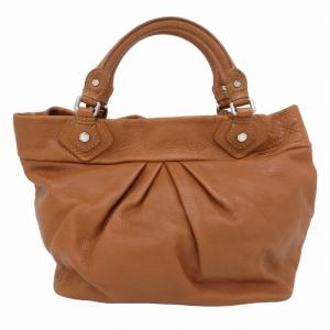MARC by MARC JACOBS ハンドバッグ ワンショルダーバッグ シルバー金具 チャーム レザー 茶 ブラウン GY14