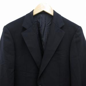 BURBERRY LONDON テーラードジャケット ブレザー 2B サイドベンツ ウール F 紺 ネイビー GY14